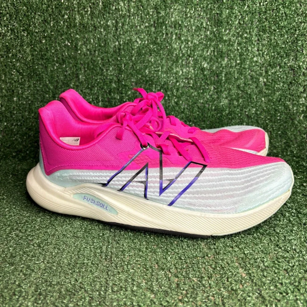 New Balance FuelCell Rebel v2 Athletic Running Shoes Pink White Womens Size 9 B
